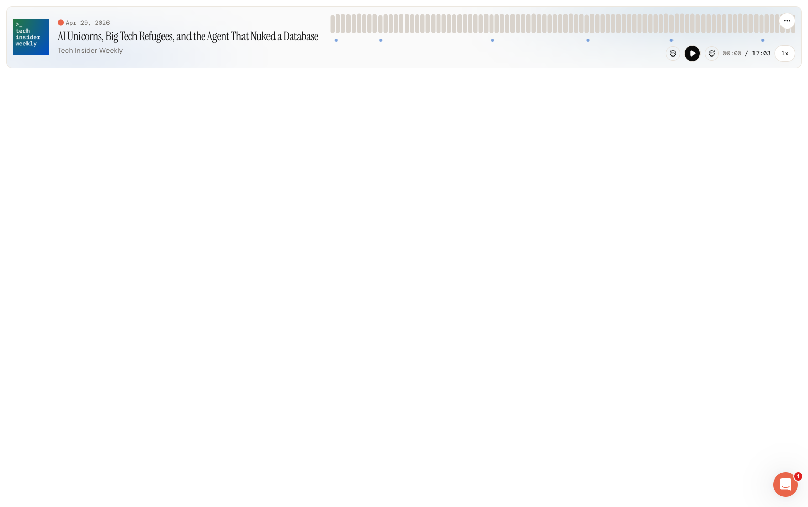 Compact variant with metadata on the left and waveform on the right
